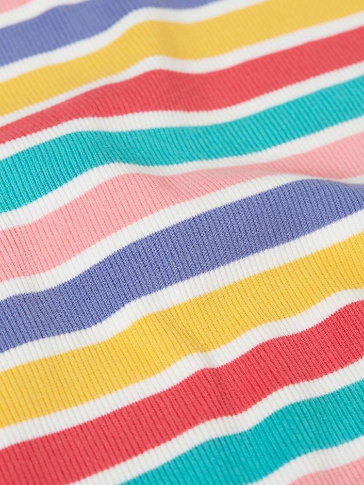 Frugi Blue Rhian Rib T-Shirt - Image 3 of 3