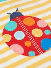 Frugi Bobster Applique Yellow T-Shirt - Image 3 of 3