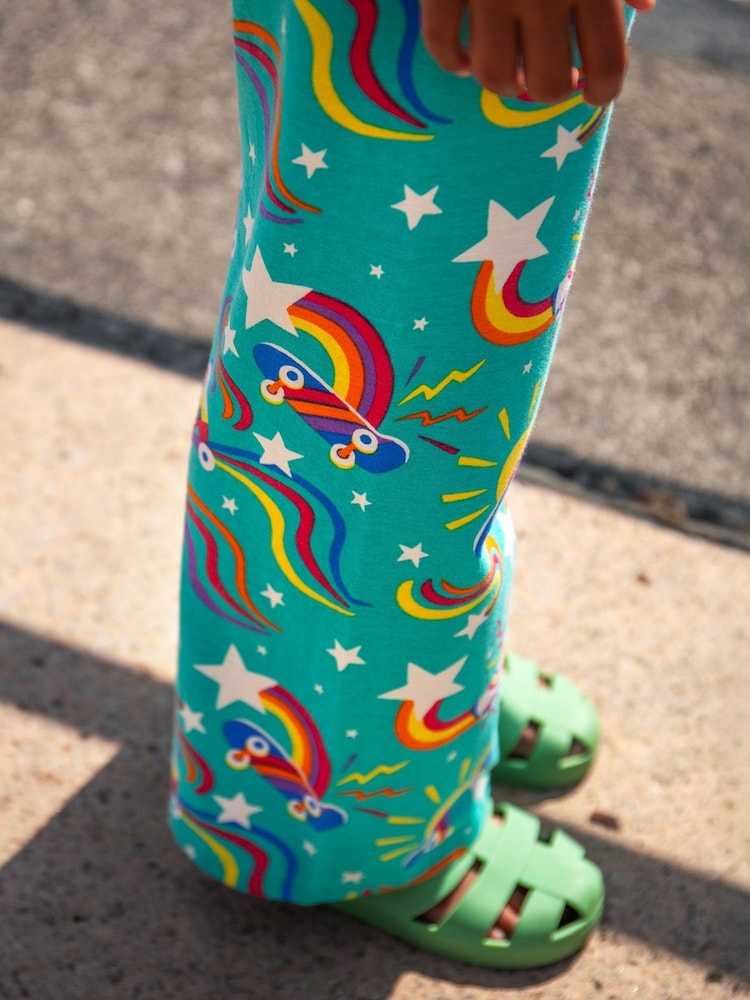 Frugi Wide Leg Blue Trousers - Image 6 of 6