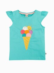 Frugi Blue Harmony Circular T-Shirt - Image 1 of 3