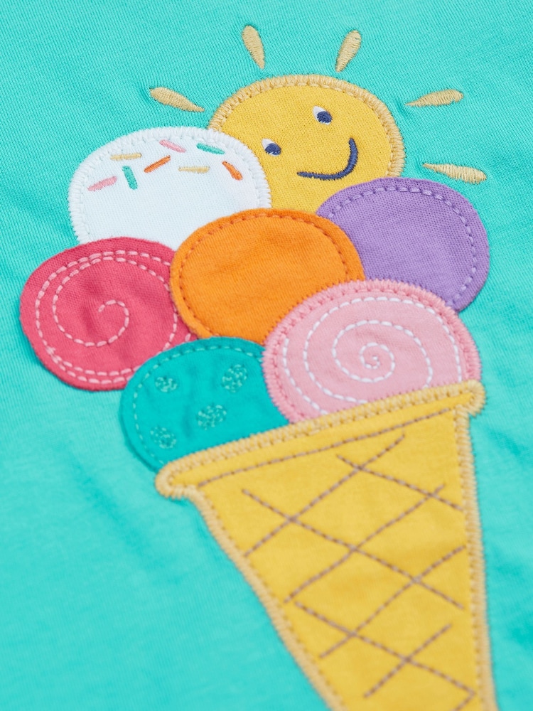 Frugi Blue Harmony Circular T-Shirt - Image 3 of 3