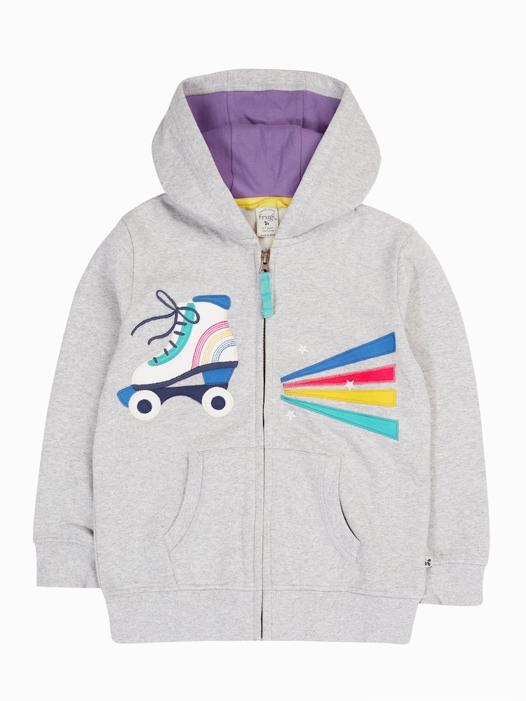 Frugi Carbis Grey Hoodie - Imaginea 1 din 3