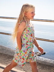 Frugi White Laurel Playsuit - Image 1 of 5