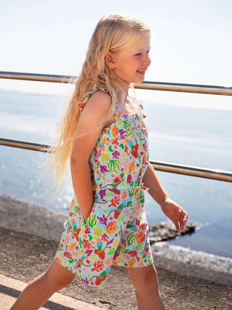 Frugi White Laurel Playsuit - Image 1 of 5