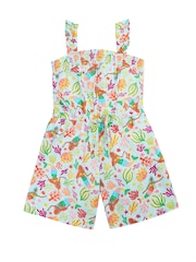 Frugi White Laurel Playsuit - Image 3 of 5