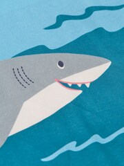 Frugi Blue Iori Printed T-Shirt - Image 4 of 4