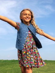 Frugi Merri Blue Waistcoat - Image 1 of 6