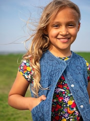 Frugi Merri Blue Waistcoat - Image 2 of 6