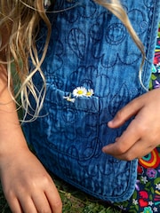 Frugi Merri Blue Waistcoat - Image 3 of 6