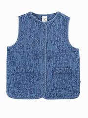 Frugi Merri Blue Waistcoat - Image 4 of 6
