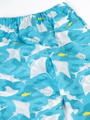 Frugi Rain Or Shine Blue Joggers - Image 2 of 3