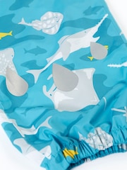 Frugi Rain Or Shine Blue Joggers - Image 3 of 3