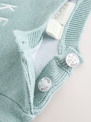 Baker by Ted Baker Green Knit Knitted Top and Joggers Set - Image 6 of 10