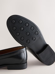 Black Leather Tassel Loafers - Image 6 of 6