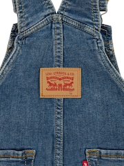 Levi's® Blue Logo Denim Dungaree - Image 3 of 5
