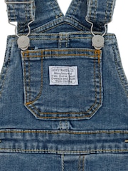 Levi's® Blue Logo Denim Dungaree - Image 5 of 5