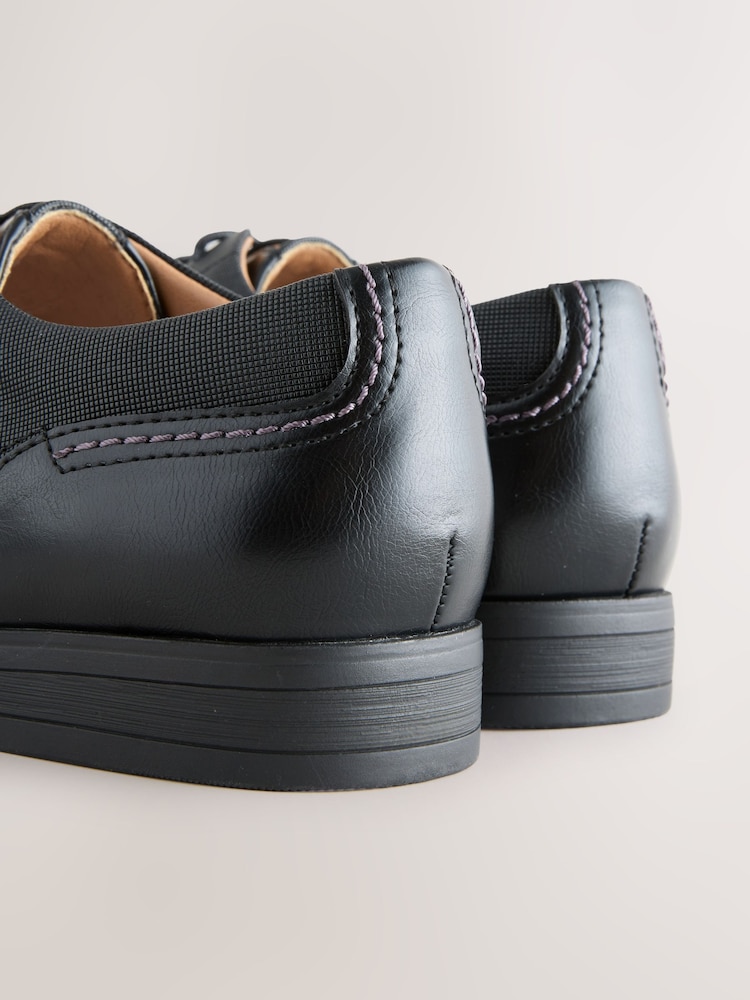 Black Standard Fit Derby Shoes - Image 7 of 7 Black Standard Fit Derby Shoes - Image 7 of 7