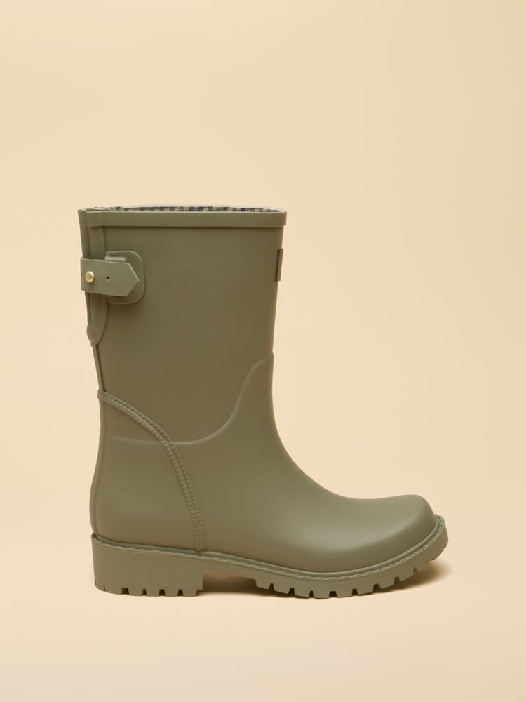 Khakigrün - Joules Wistow Wadenhohe, verstellbare Gummistiefel - Bild 2 von 6 Khakigrün - Joules Wistow Wadenhohe, verstellbare Gummistiefel - Bild 2 von 6