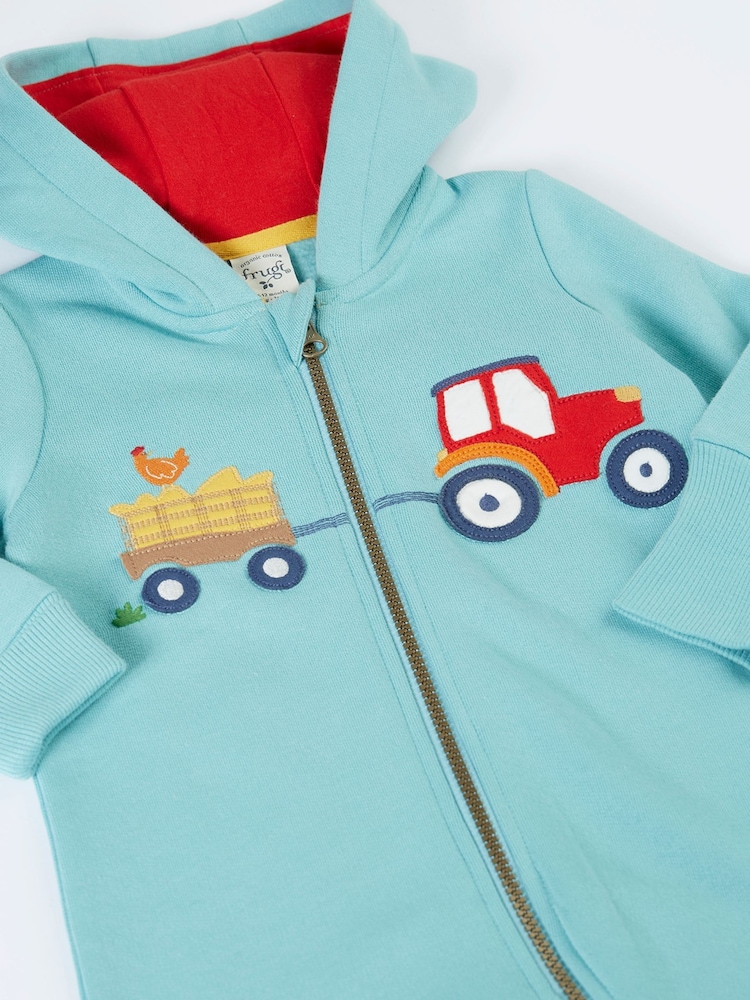 Frugi Applique Snuggle Blue Suit - Image 2 of 3