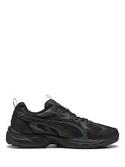 Puma Black/Grey Milenio Tech Trainers - Image 2 of 5