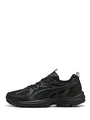 Puma Black/Grey Milenio Tech Trainers - Image 3 of 5