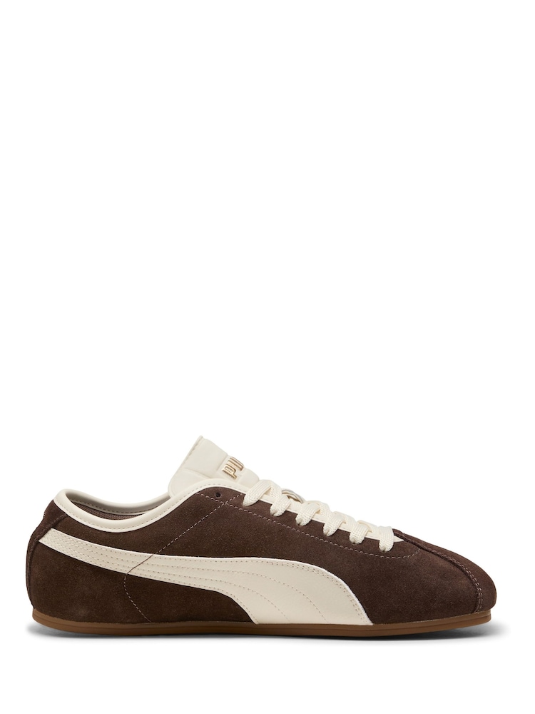 Puma Chocolate Brown Tackle Trainers - Image 2 of 7