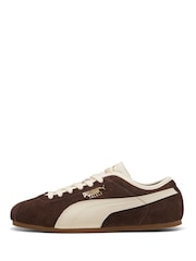 Puma Chocolate Brown Tackle Trainers - Image 3 of 7