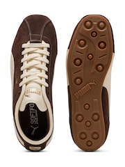 Puma Chocolate Brown Tackle Trainers - Image 4 of 7