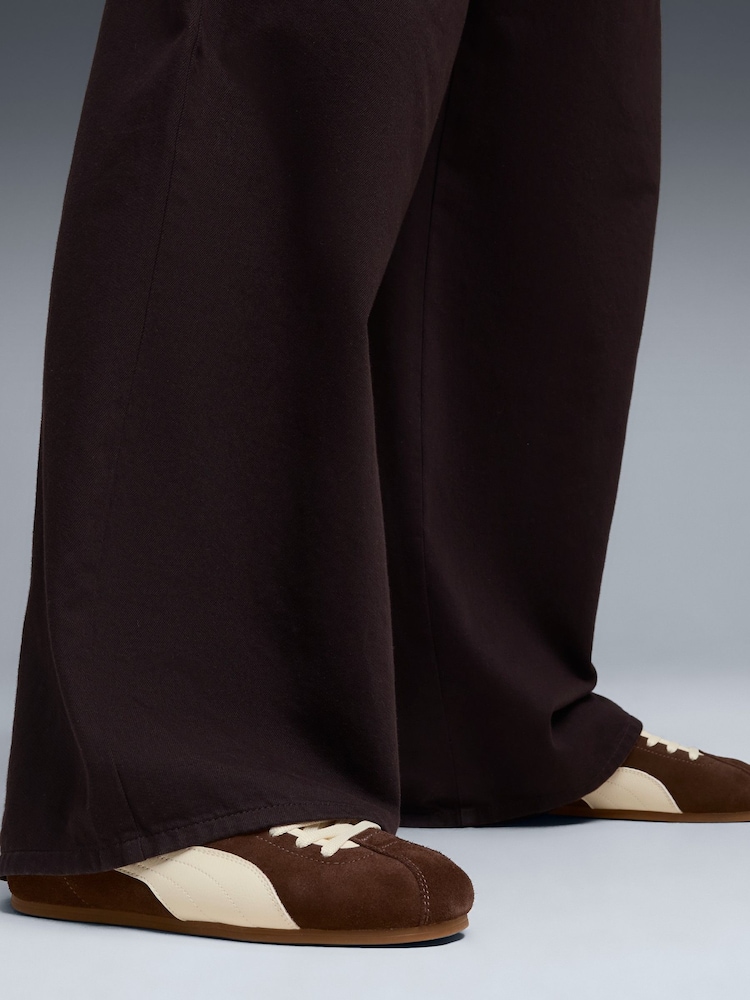Puma Chocolate Brown Tackle Trainers - Image 7 of 7