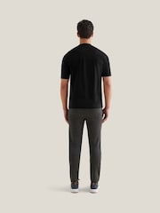 Negru - Peckham Rye Mercerised Jersey T-Shirt - Imaginea 4 din 9