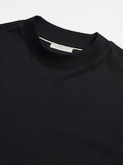 Negru - Peckham Rye Mercerised Jersey T-Shirt - Imaginea 8 din 9