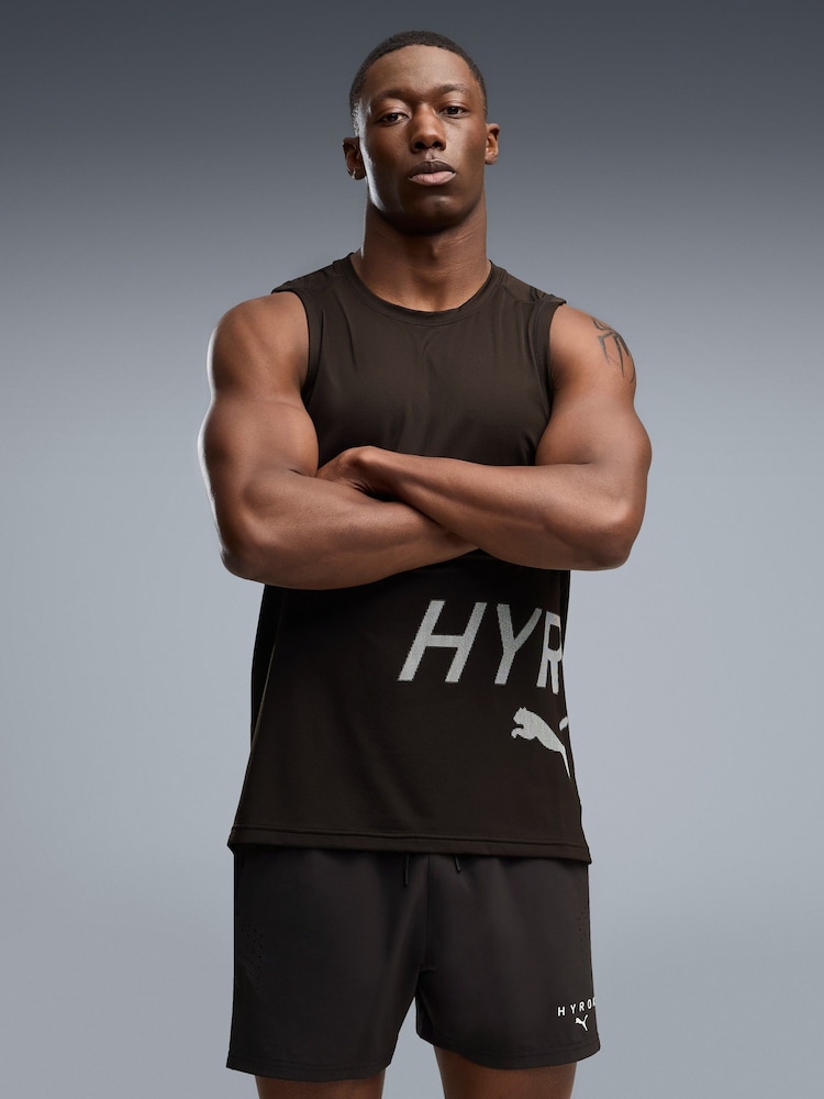 Puma Black M Puma X Hyrox Pwrmode Training Tank Top - Image 1 of 5