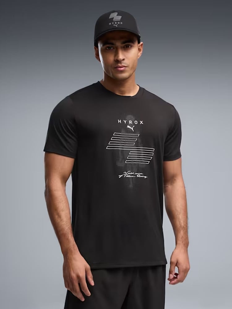 Puma Black M Puma X Hyrox Cloudspun Thermoadapt T-Shirt - Image 1 of 4