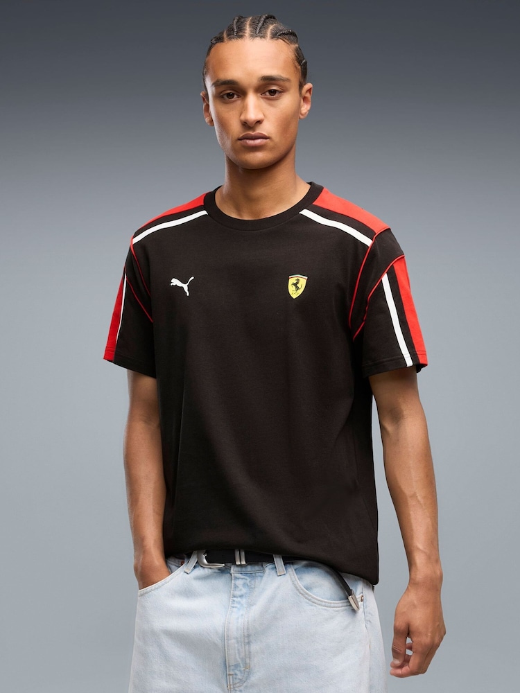 Puma Black Ferrari Mt7 T-Shirt - Image 1 of 5