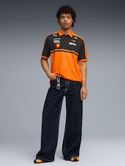 Puma Orange Mclaren Replica Polo Shirt - Image 3 of 6