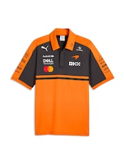 Puma Orange Mclaren Replica Polo Shirt - Image 5 of 6