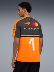 Puma Orange McLaren Replica Norris T-Shirt - Image 2 of 5