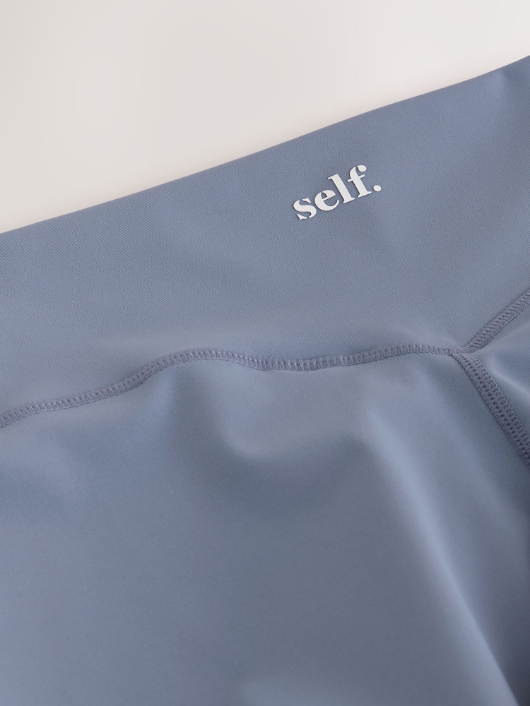 Blau - self. Wide High Waist Leggings - Bild 7 von 7 Blau - self. Wide High Waist Leggings - Bild 7 von 7