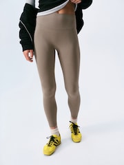 self. Mink Brown High Waist Leggings - Image 1 of 9