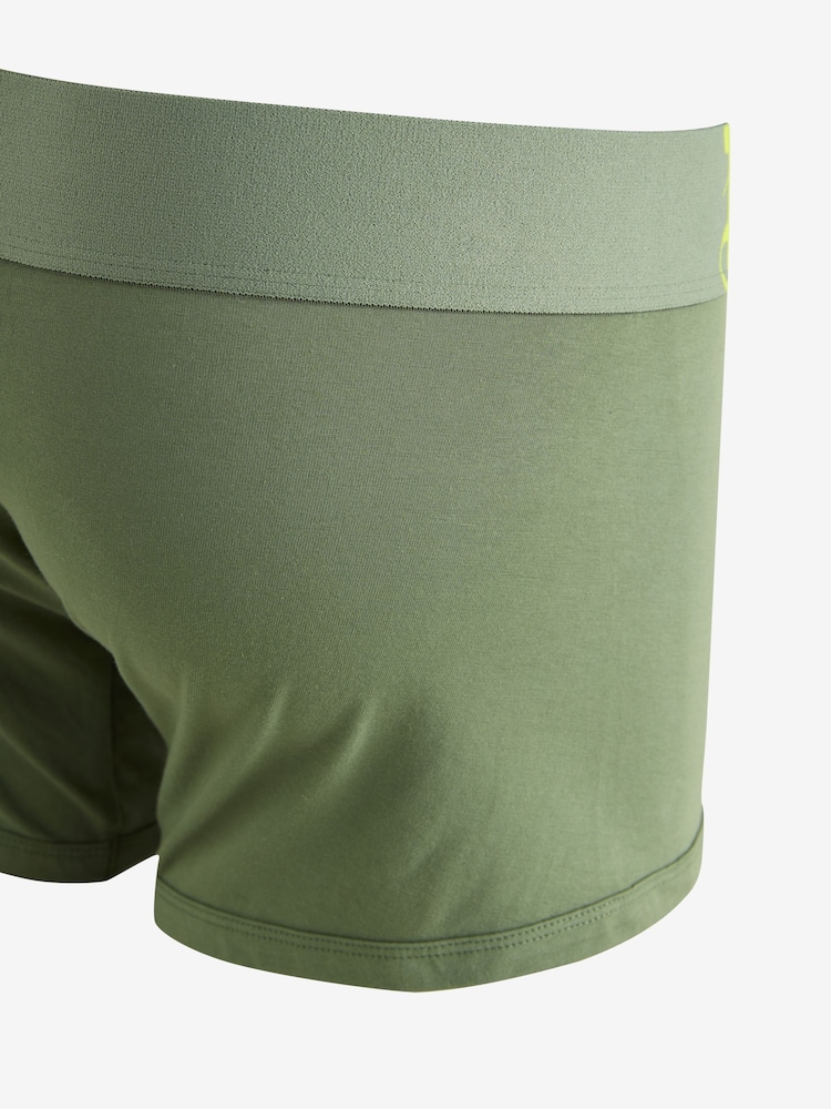 Palm Angels Green Cotton Stretch Logo Regular Boxers - Image 2 of 4