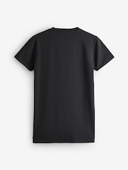 Palm Angels Black Cotton Stretch Logo T-Shirt - Image 2 of 4