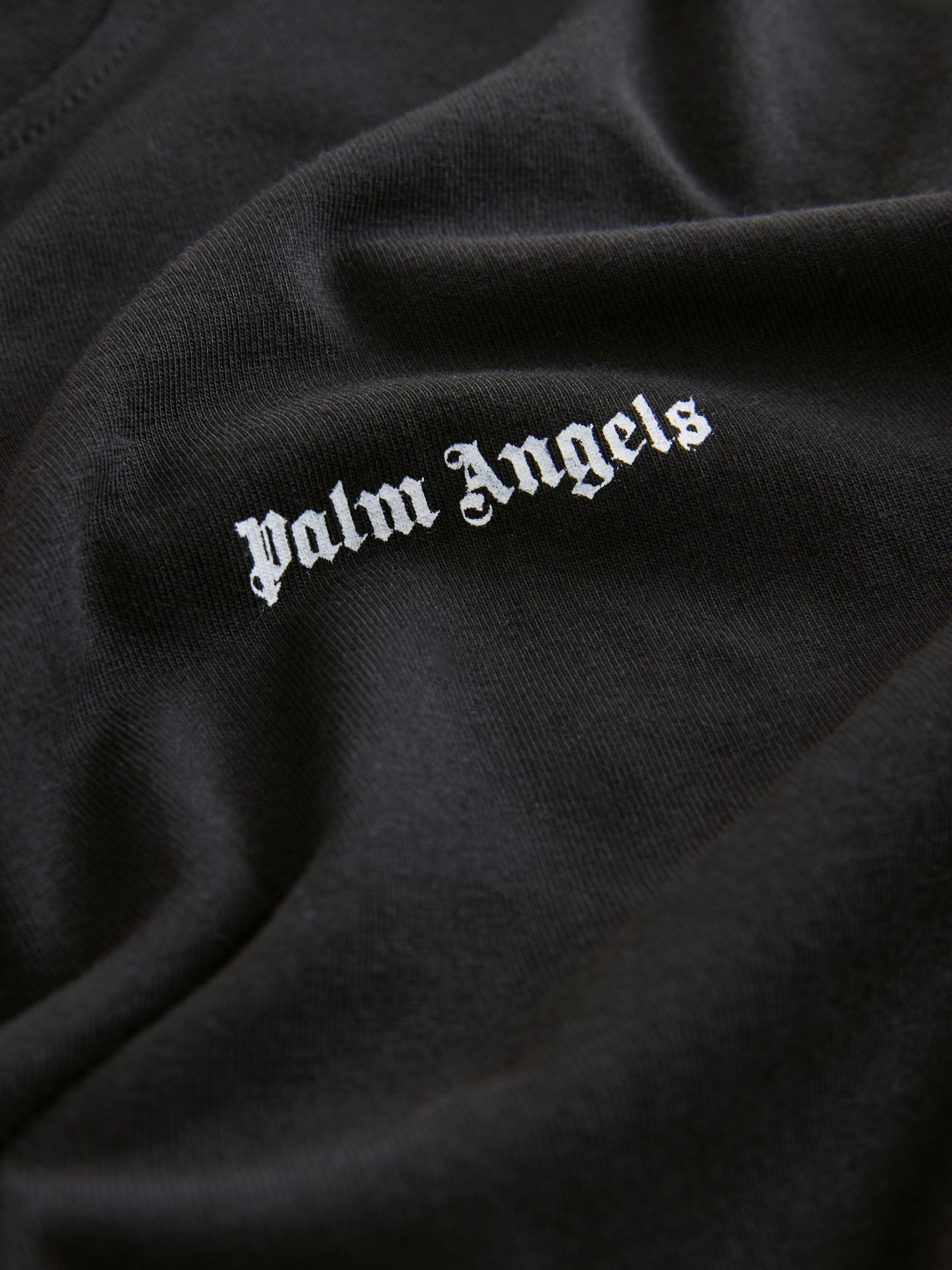 Buy Palm Angels Black Cotton Stretch Logo T-Shirt from the Next UK 