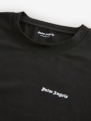 Palm Angels Black Cotton Stretch Logo T-Shirt - Image 4 of 4