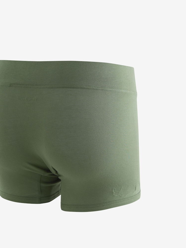 Palm Angels Green Cotton Stretch Logo Regular Boxers - Image 2 of 4