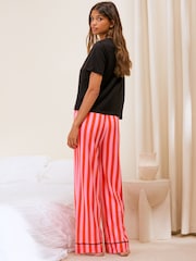 Friends Like These Pink Christmas Tree Petite Short Sleeve Pyjamas - Image 5 of 5