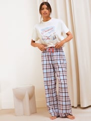 Friends Like These Blue Chamonix Short Sleeve Pyjamas - Image 2 of 5