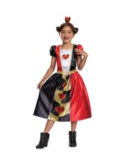 Jakks Pacific Black Alice in Wonderland Queen of Hearts Fancy Dress - Image 1 of 2