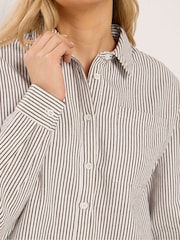 Cream - Long Tall Sally Hemd mit Streifen - Bild 4 von 6