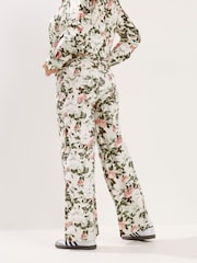 PixieGirl Petite White Floral Print Denim Jacket - Image 3 of 5