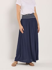 Long Tall Sally Blue Embellished Waist Maxi Skirt - Image 2 of 5
